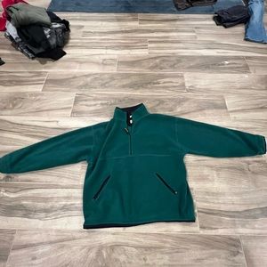 Most Wanted green quarter zip